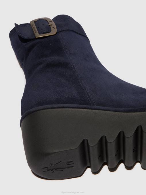 marine Fly London vrouwen enkellaarzen met ritssluiting bepp396 V2B065