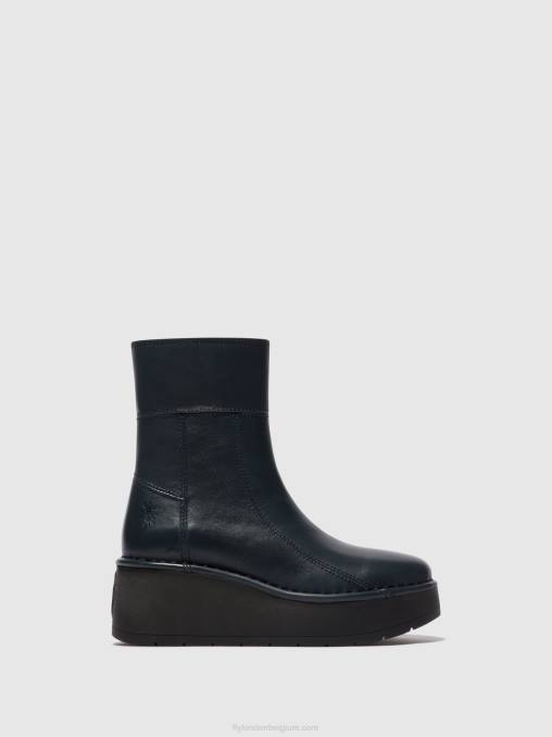 marine Fly London vrouwen enkellaarzen met ritssluiting hann248 V2B056
