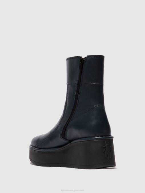 marine Fly London vrouwen enkellaarzen met ritssluiting hann248 V2B056