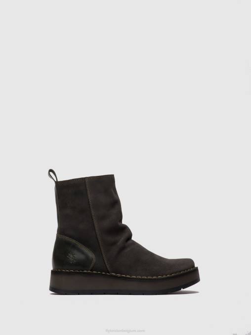 oliesuede/vloerkleed diesel Fly London vrouwen enkellaarzen met ritssluiting reno053 V2B0249