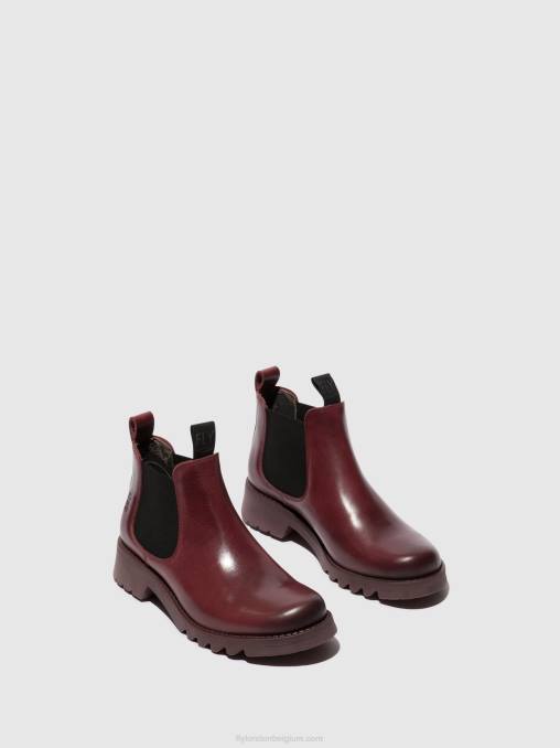 paars (paarse zool) Fly London vrouwen chelsea enkellaarzen rika894 V2B0126