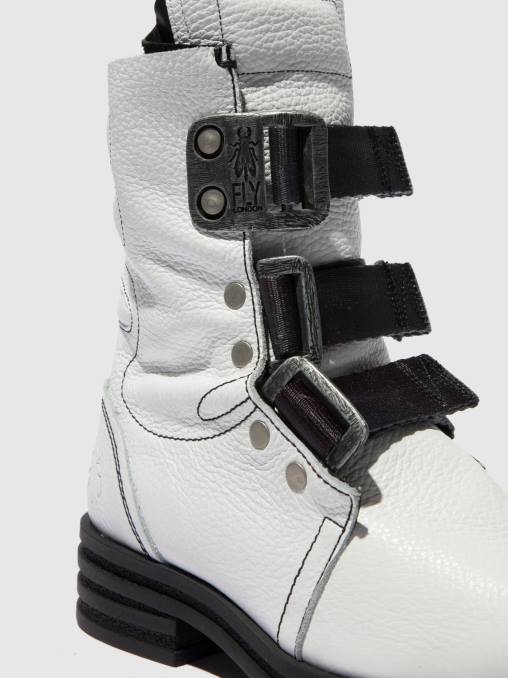 rio wit Fly London vrouwen enkellaarzen met gesp kiff682 V2B0239