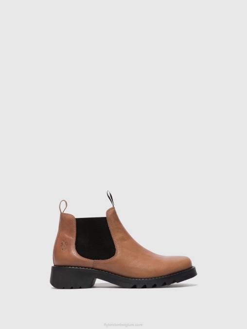 roze (zwarte zool) Fly London vrouwen chelsea enkellaarzen rika894 V2B0121