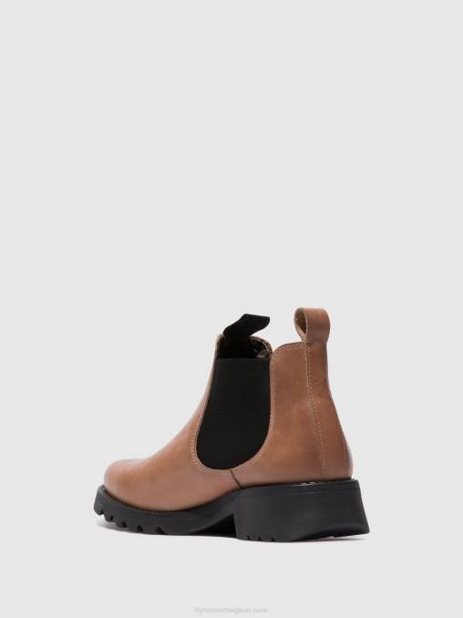 roze (zwarte zool) Fly London vrouwen chelsea enkellaarzen rika894 V2B0121