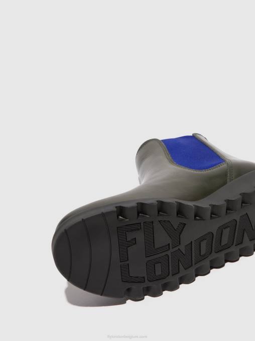 salv diesel (blauw elastiek) Fly London vrouwen chelsea enkellaarzen V2B0118