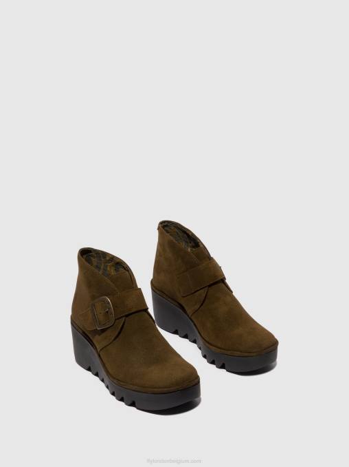 slib Fly London vrouwen enkellaarzen met gespen geboorte397 V2B0153