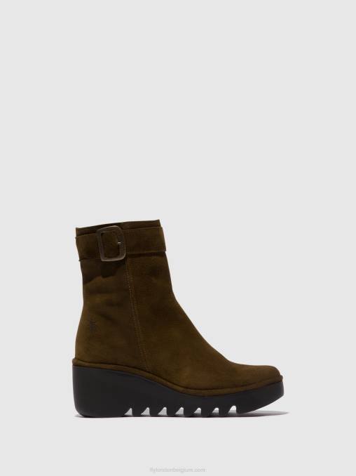 slib Fly London vrouwen enkellaarzen met ritssluiting bepp396 V2B061