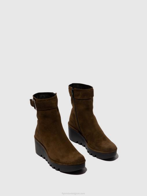 slib Fly London vrouwen enkellaarzen met ritssluiting bepp396 V2B061