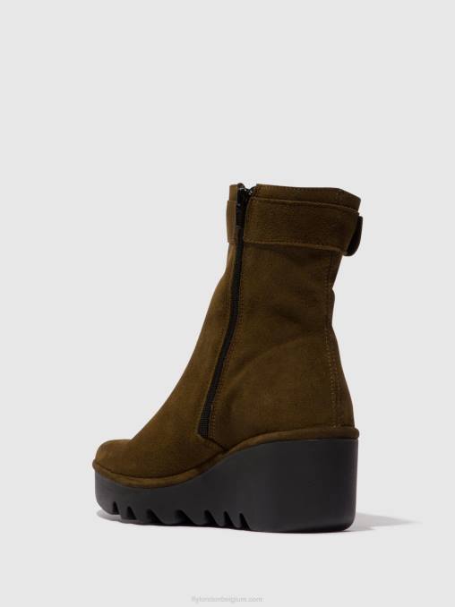 slib Fly London vrouwen enkellaarzen met ritssluiting bepp396 V2B061
