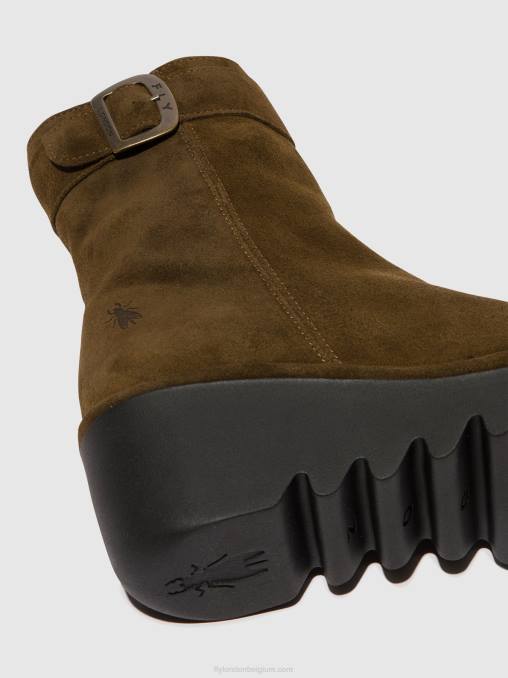 slib Fly London vrouwen enkellaarzen met ritssluiting bepp396 V2B061