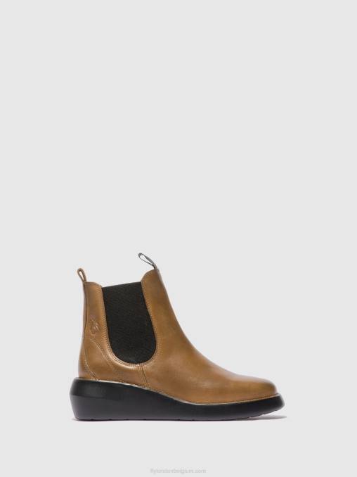 tapijt kameel Fly London vrouwen chelsea enkellaarzen bety502 V2B0233