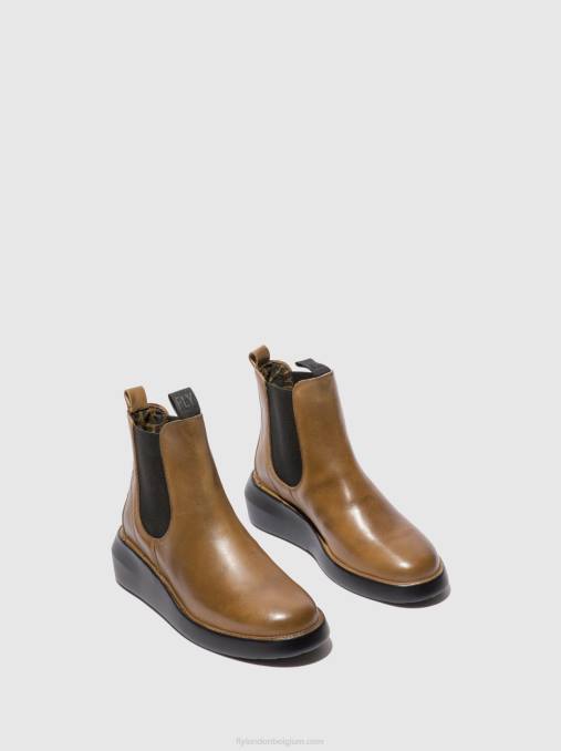 tapijt kameel Fly London vrouwen chelsea enkellaarzen bety502 V2B0233