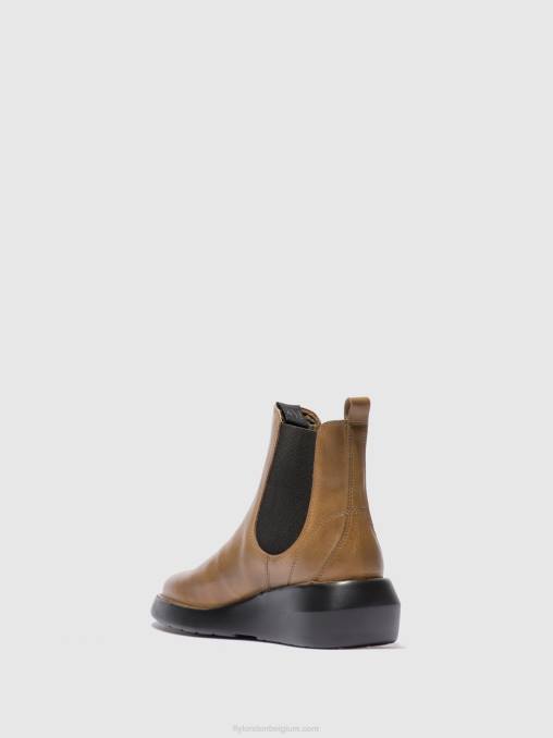 tapijt kameel Fly London vrouwen chelsea enkellaarzen bety502 V2B0233