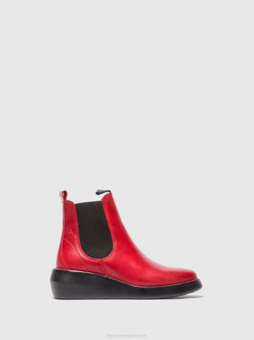 vloerkleed rood Fly London vrouwen chelsea enkellaarzen bety502 V2B0230