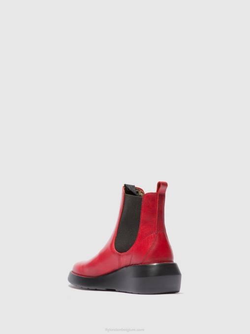 vloerkleed rood Fly London vrouwen chelsea enkellaarzen bety502 V2B0230
