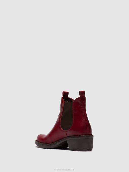 vloerkleed rood Fly London vrouwen chelsea enkellaarzen meme030 V2B0256