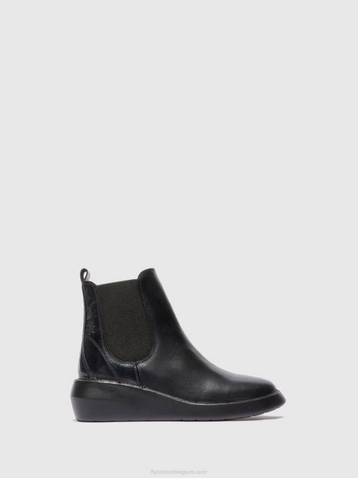 vloerkleed zwart Fly London vrouwen chelsea enkellaarzen bety502 V2B0232