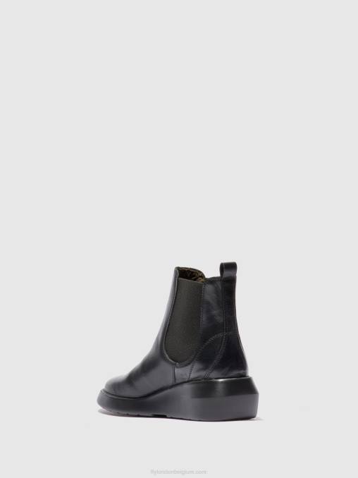 vloerkleed zwart Fly London vrouwen chelsea enkellaarzen bety502 V2B0232
