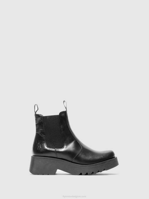 vloerkleed zwart Fly London vrouwen chelsea enkellaarzen medi789 V2B0221