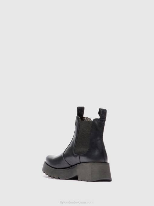 vloerkleed zwart Fly London vrouwen chelsea enkellaarzen medi789 V2B0221