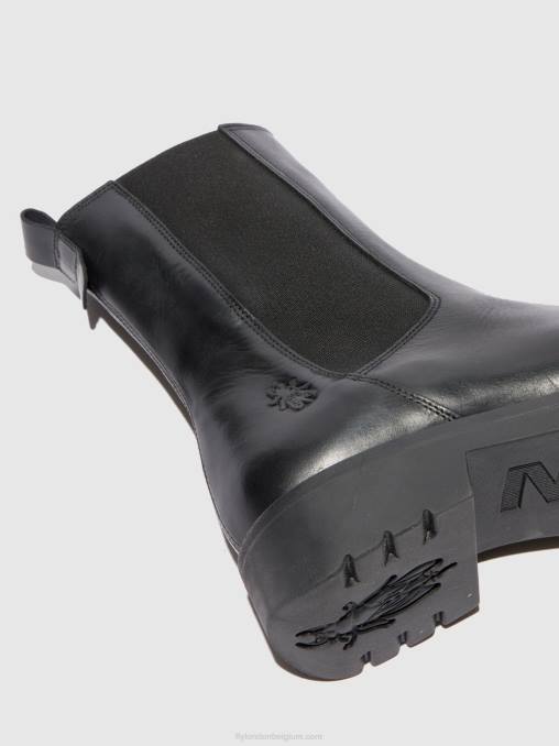 vloerkleed zwart(helemaal zwart) Fly London vrouwen chelsea enkellaarzen rein795 V2B0220