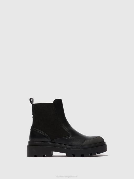 zwart Fly London vrouwen chelsea enkellaarzen jeba879 V2B0141
