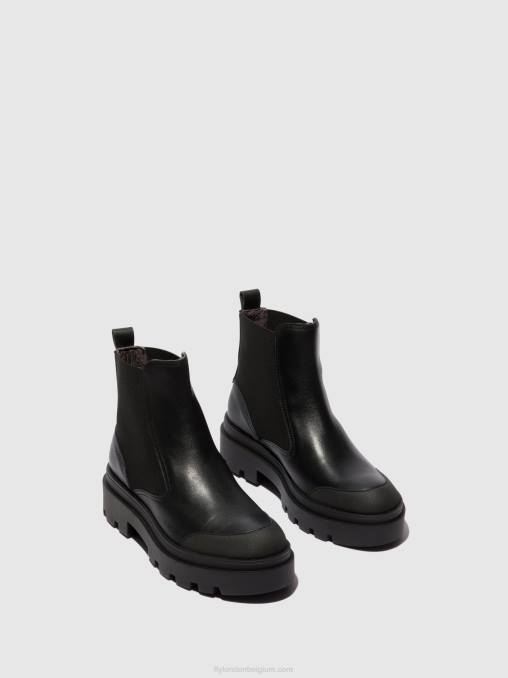 zwart Fly London vrouwen chelsea enkellaarzen jeba879 V2B0141