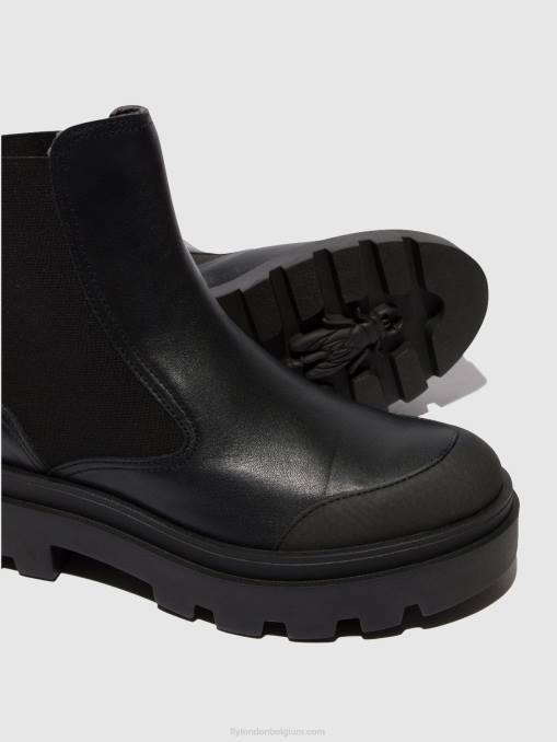 zwart Fly London vrouwen chelsea enkellaarzen jeba879 V2B0141
