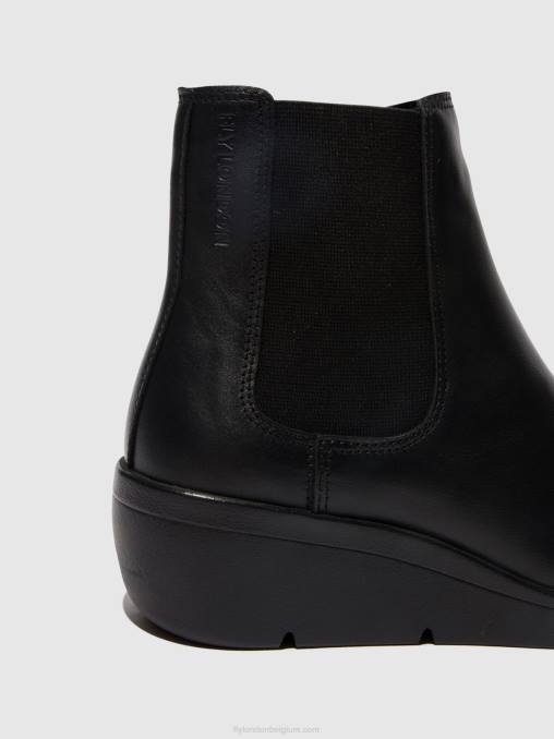 zwart Fly London vrouwen chelsea enkellaarzen nola549 V2B0130