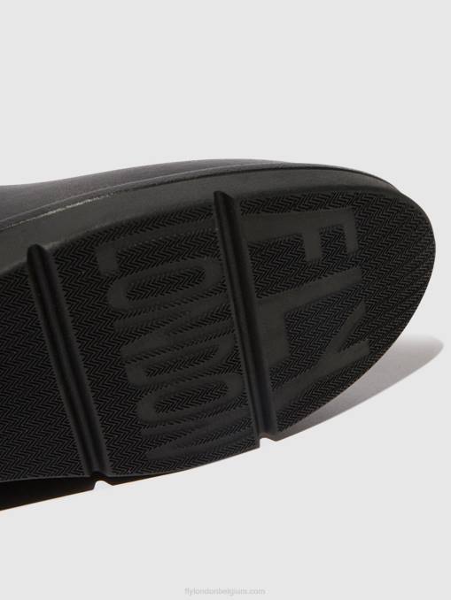 zwart Fly London vrouwen enkellaarzen met rits nula550 V2B048