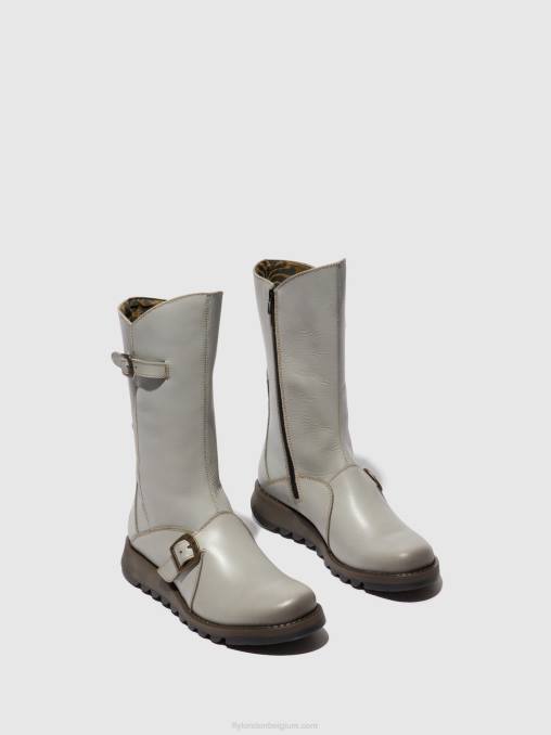 wolk Fly London vrouwen laarzen met gesp mes 2 V2B0309