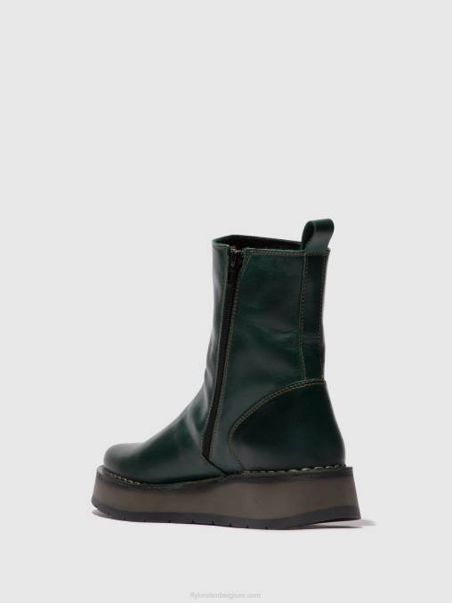 benzine Fly London vrouwen laarzen met ritssluiting reno053 V2B0292