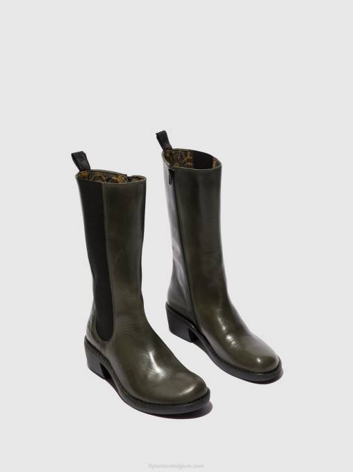 diesel Fly London vrouwen laarzen met ritssluiting mada081 V2B0308