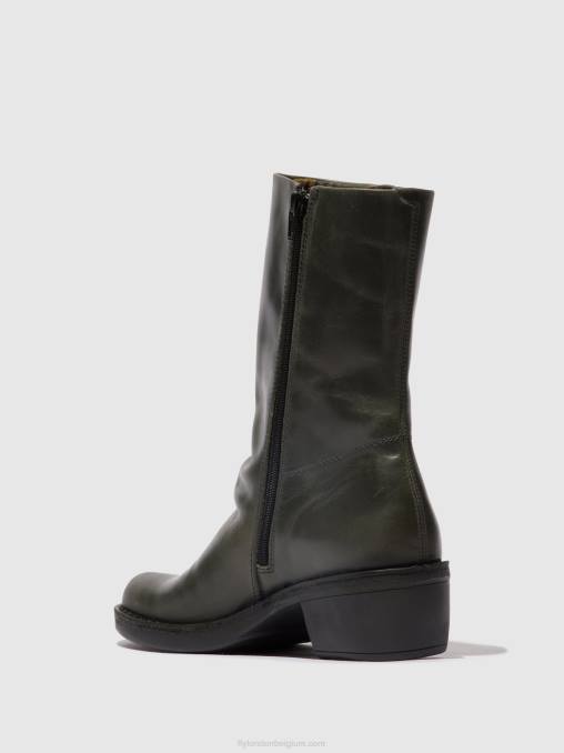 diesel/diesel Fly London vrouwen laarzen met ritssluiting mecy092 V2B0300