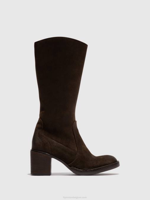 espresso Fly London vrouwen laarzen met ritssluiting balo096 V2B0306