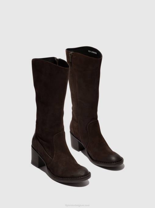 espresso Fly London vrouwen laarzen met ritssluiting balo096 V2B0306