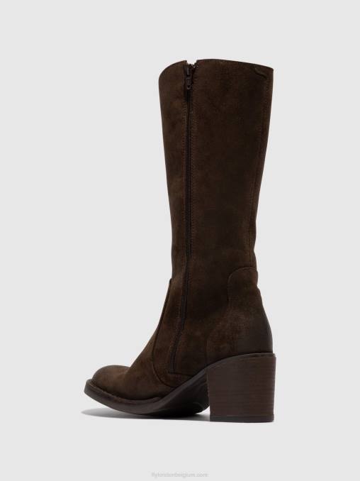 espresso Fly London vrouwen laarzen met ritssluiting balo096 V2B0306