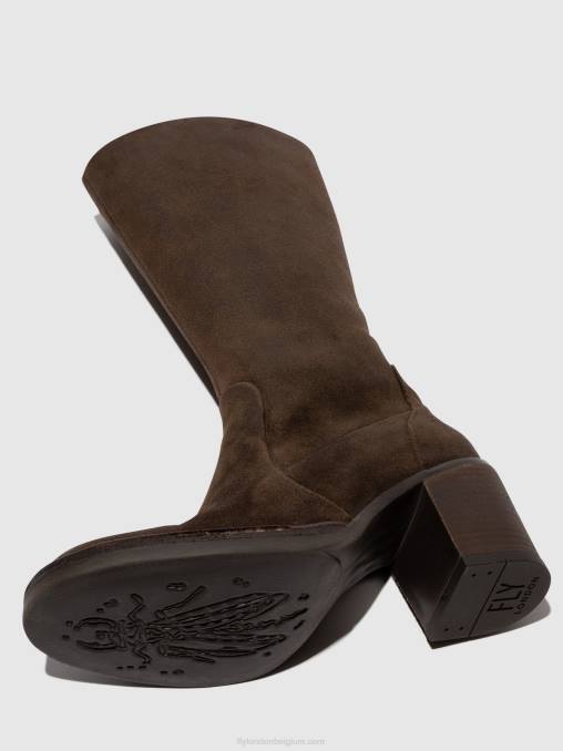 espresso Fly London vrouwen laarzen met ritssluiting balo096 V2B0306