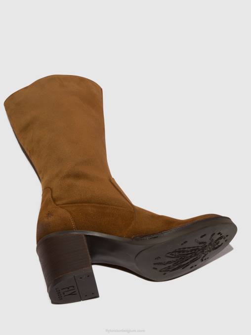 kameel Fly London vrouwen laarzen met ritssluiting balo096 V2B0305