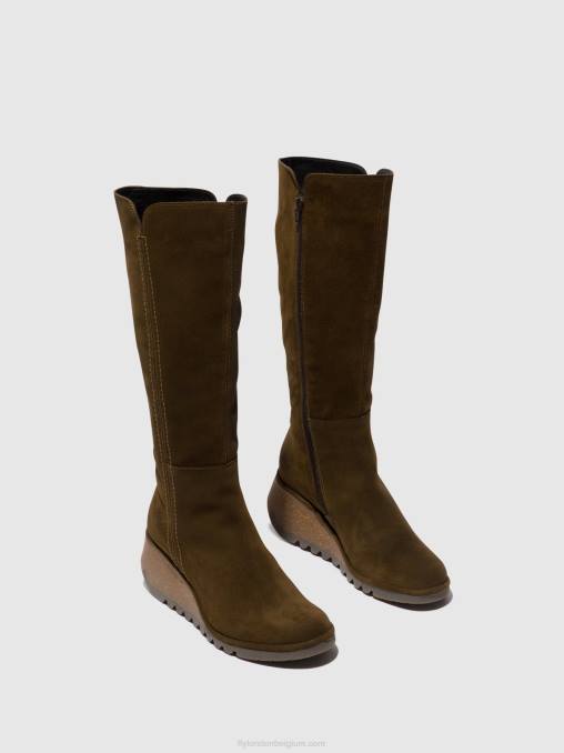 slib Fly London vrouwen laarzen met ritssluiting nary328 V2B0296