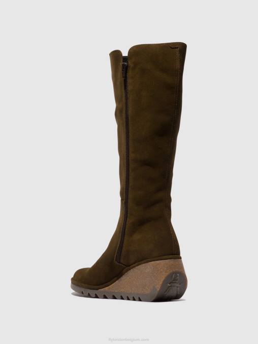 slib Fly London vrouwen laarzen met ritssluiting nary328 V2B0296