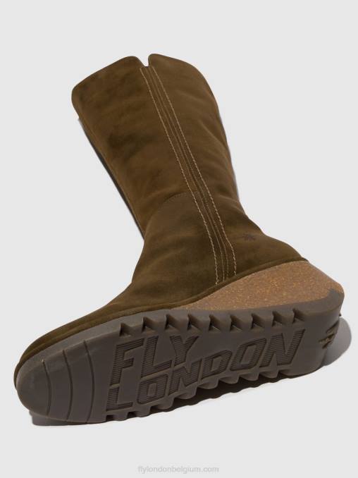 slib Fly London vrouwen laarzen met ritssluiting nary328 V2B0296