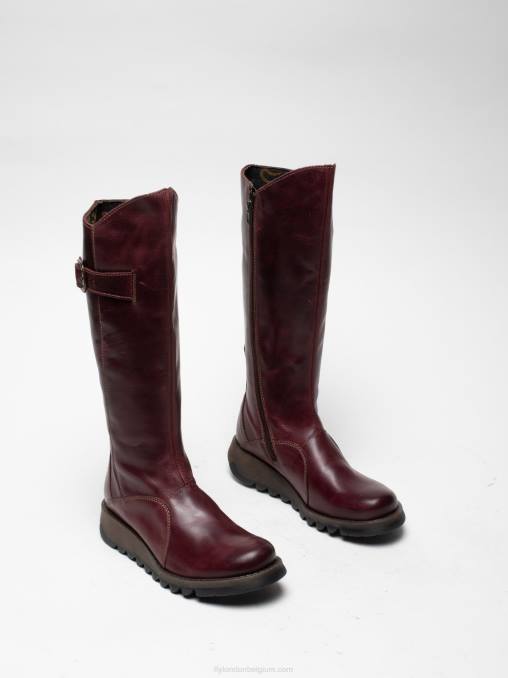 vloerkleed paars Fly London vrouwen laarzen met ritssluiting mol 2 V2B0340