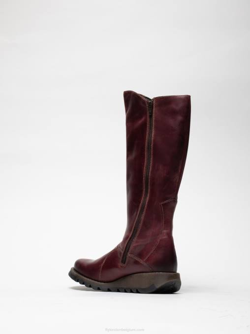 vloerkleed paars Fly London vrouwen laarzen met ritssluiting mol 2 V2B0340