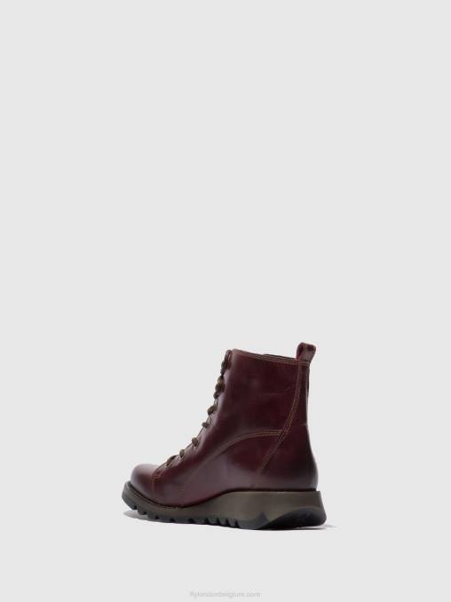 vloerkleed paars Fly London vrouwen veterlaarzen sore813 V2B0328