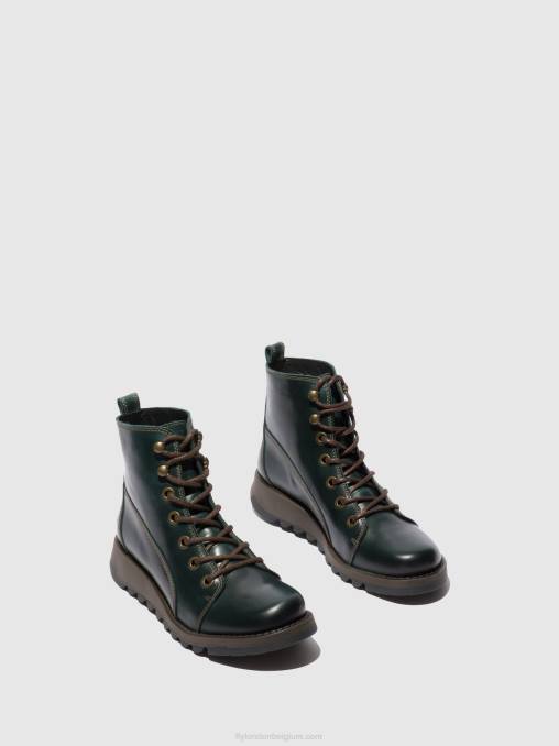 vloerkleed petrol Fly London vrouwen veterlaarzen sore813 V2B0327