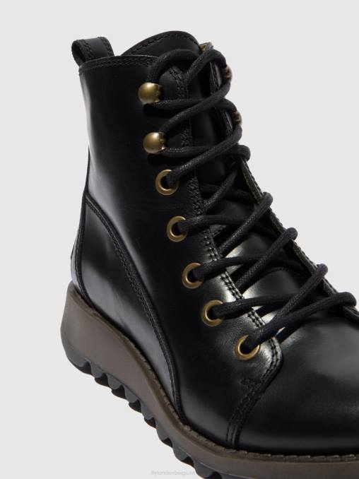 vloerkleed zwart Fly London vrouwen veterlaarzen sore813 V2B0330