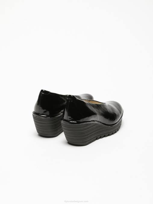 zwart Fly London vrouwen klassieke pumps schoenen yaz luxor V2B0697