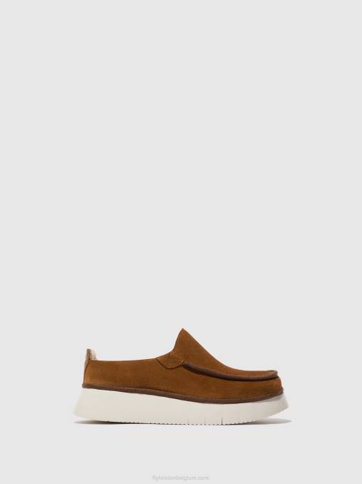 cognac Fly London vrouwen gesloten schoenen ceze361 V2B0694