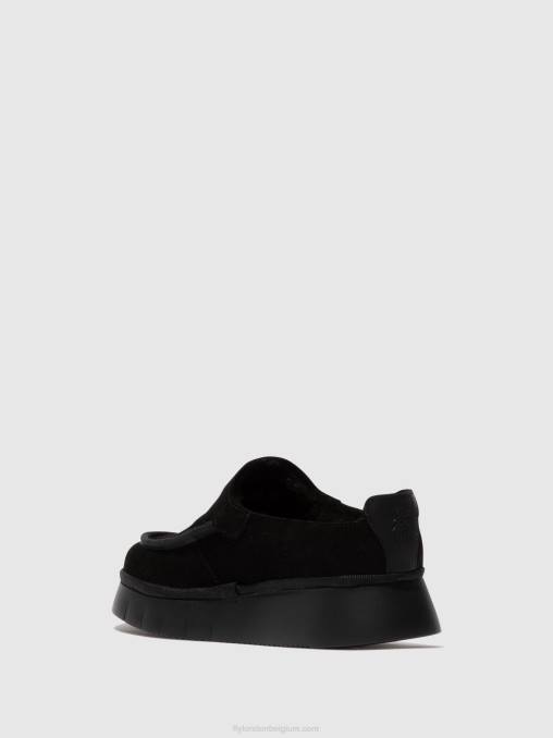 zwart Fly London vrouwen gesloten schoenen ceze361 V2B0693